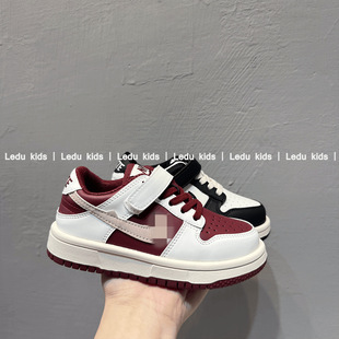 in stock AJ Children's Low-top Board Shoes 2025 New Spring and Autumn Luminous Girls' sneaker Korean Style Shoes Boys' Trendy Brand