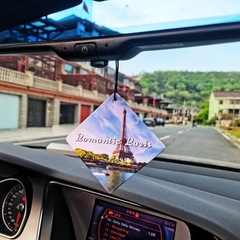 French essential oil car fragrance tablets trendy aromatherapy car perfume pendant pendant car cologne long-lasting light fragrance