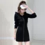 气质长袖春秋款显瘦连衣裙