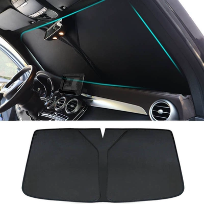 Car curtains — Suitable for Xiaomi cars - the-front-windshield-is-completely-black-double-layer-insulation-privacy-protection-please-note-the-car-model-and-year-when-placing-an-order-customized-for-specific-vehicles