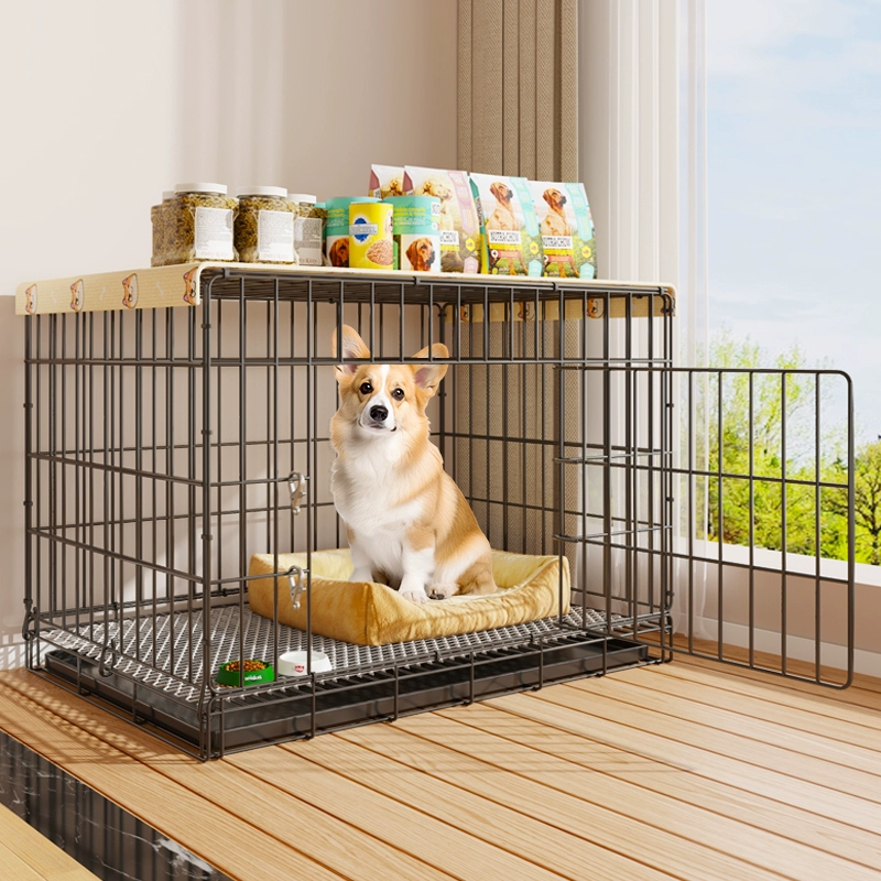 Клетка для собак, маленькая собака Тедди, клетка для домашних кошек с туалетом, средняя собака Корги Бишон, домашняя большая собака для домашних животных на открытом воздухе