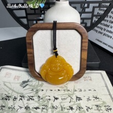 工厂直供现货批发高端奢饰精美黄龙玉佛公吊坠