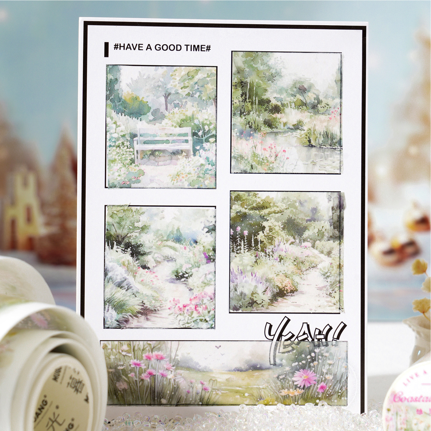 Twilight Tape All Over Mountain Breeze Series Natural Scenery…