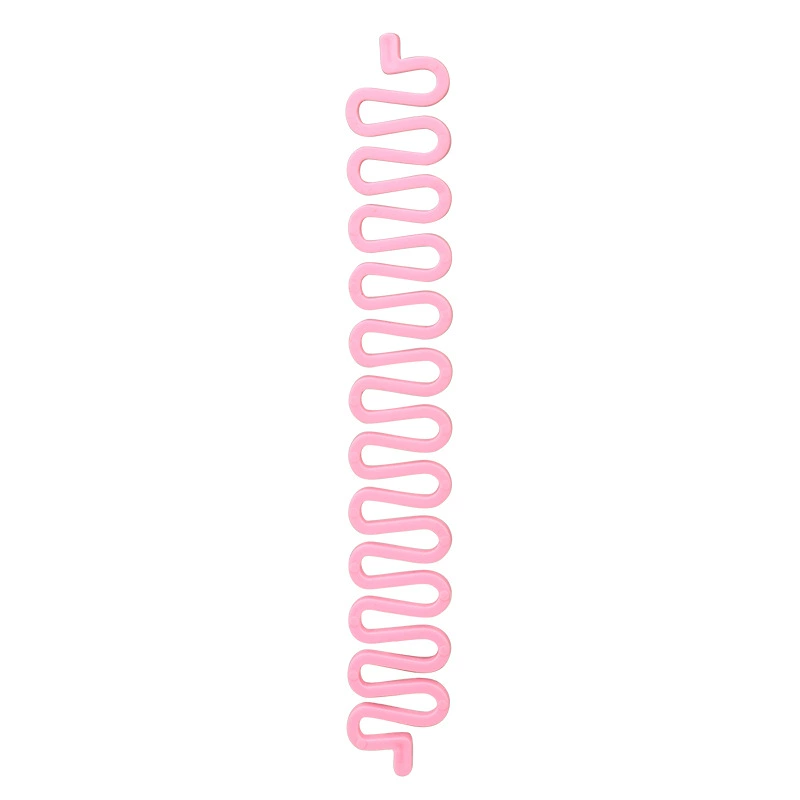 Hair Braid Tool, Spiral Styling Insert, Soft Plastic, 18.5 cm, Multi-Color