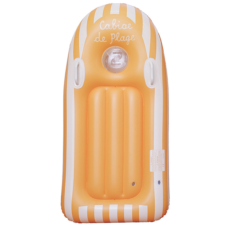 Tablero de surf de estilo nórdico para niños, juego de agua engrosado, fila flotante, baño con mango, tabla flotante, tabla de esquí acuático, equipo flotante