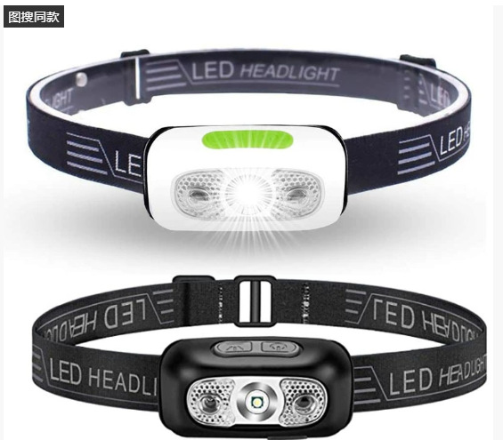 Luz delantera de luz brillante láser blanca súper brillante de 30W recargable USB para llevar una aventura de pesca nocturna al aire libre Luz delantera súper brillante