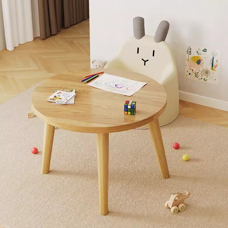 Children's peanut desk study desk baby toy desk kindergarten student writing desk early education small desk dining table bed