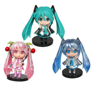 Animation Initial Sound Future 3 Q Version Initial Sound Hand Joint Movable Initial Sound Model Car Cake Decoration