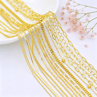 ��ɫ���~�18K���朗lO���diy�����朗l����Ʒ����β�