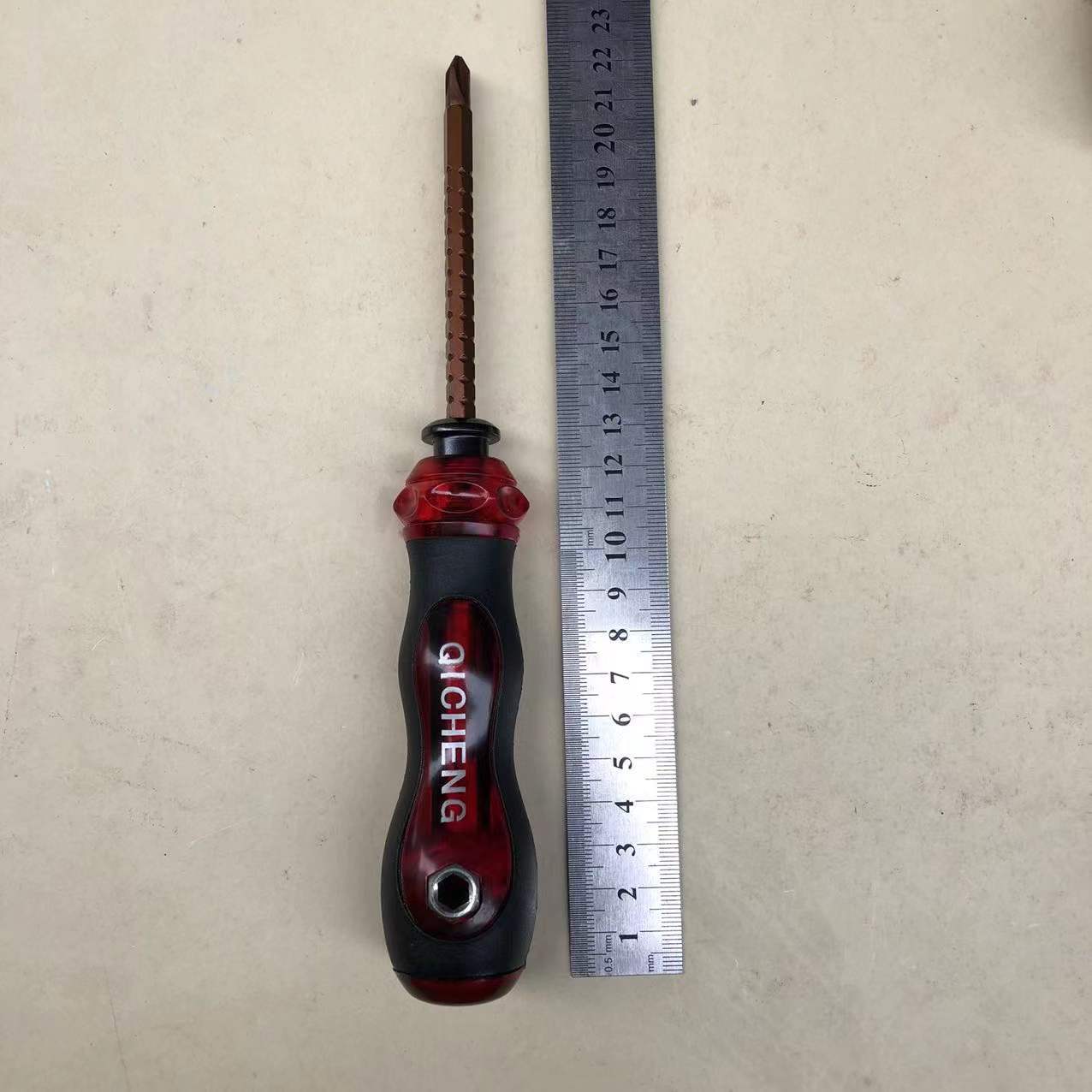 FUENTE fabricante cacahuete destornillador telescópico de doble propósito destornillador de doble propósito pulgadas medio destornillador