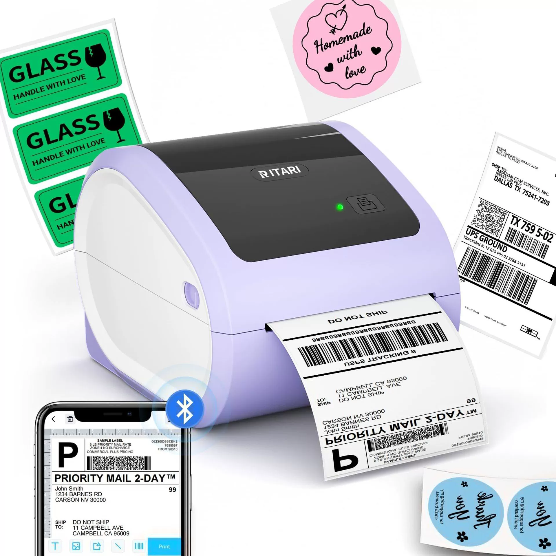 Phomemo (Cross-border trading), printer for commercial use, bluetooth