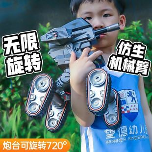 Children's remote control car can launch water bomb gesture induction battle tank four-wheel drive motor A boy toy car