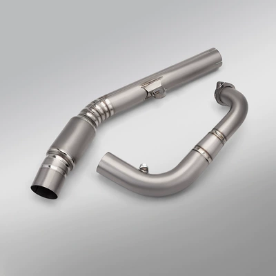 and Front Exhaust Pipe, Connects – Motorcycle exhaust pipe