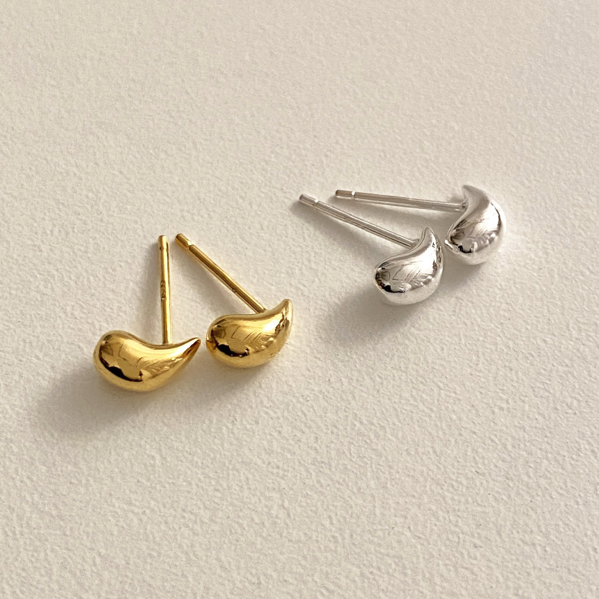 2g Weight 925 Sterling Silver Ear Needle Material 18K Gold Plated Plating Material Ear Studs Classification 1 Pair Quantity Daily Occasion 925 Sterling Silver Material Water Droplets Pattern All Seasons Season Women's Gender Simple Style Style 1 Pair 18K Gold Plated 925 Sterling Silver 925 Sterling Silver Earrings Water Droplets Ear Studs 13