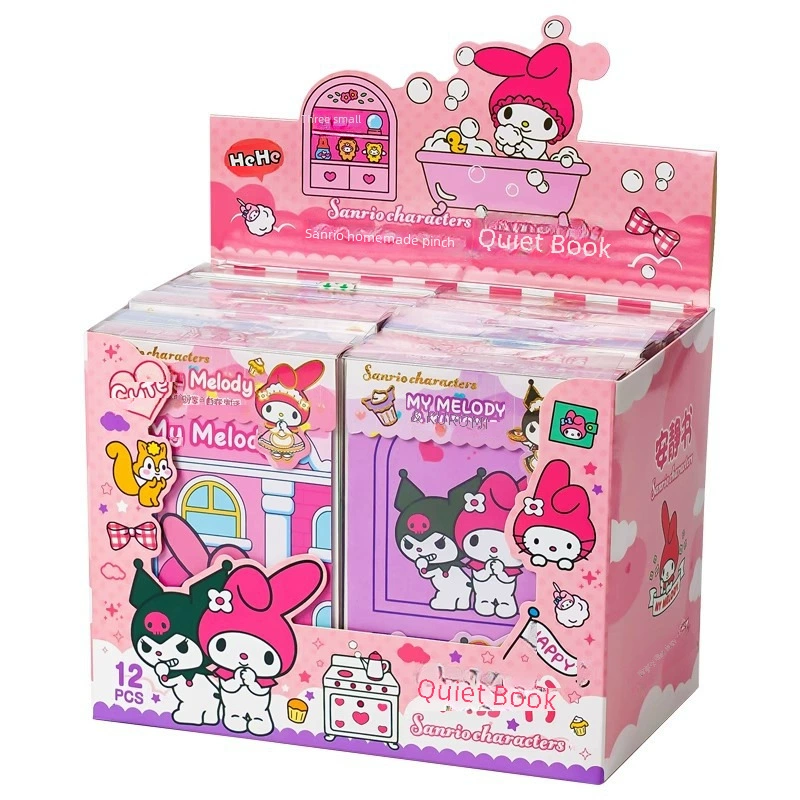 Эксклюзивная тихая книга DIY Sanrio Kuromi Melody, набор для творчества, самодельная полная коллекция