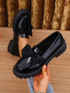 W 78403 British Style Low Heel Loafers Ӣ���LСƤЬ �羳���l