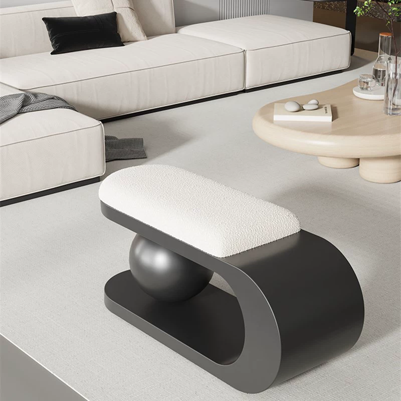 Скандинавская скамейка для переобувания, длинная скамейка для гостиной, легкая роскошная скамейка для дивана, простая скамейка для спальни, дизайнерское искусство.