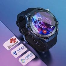 HUAWE双系统圆屏华强北GT5智能电话手表可插卡WiFi下载手表电话