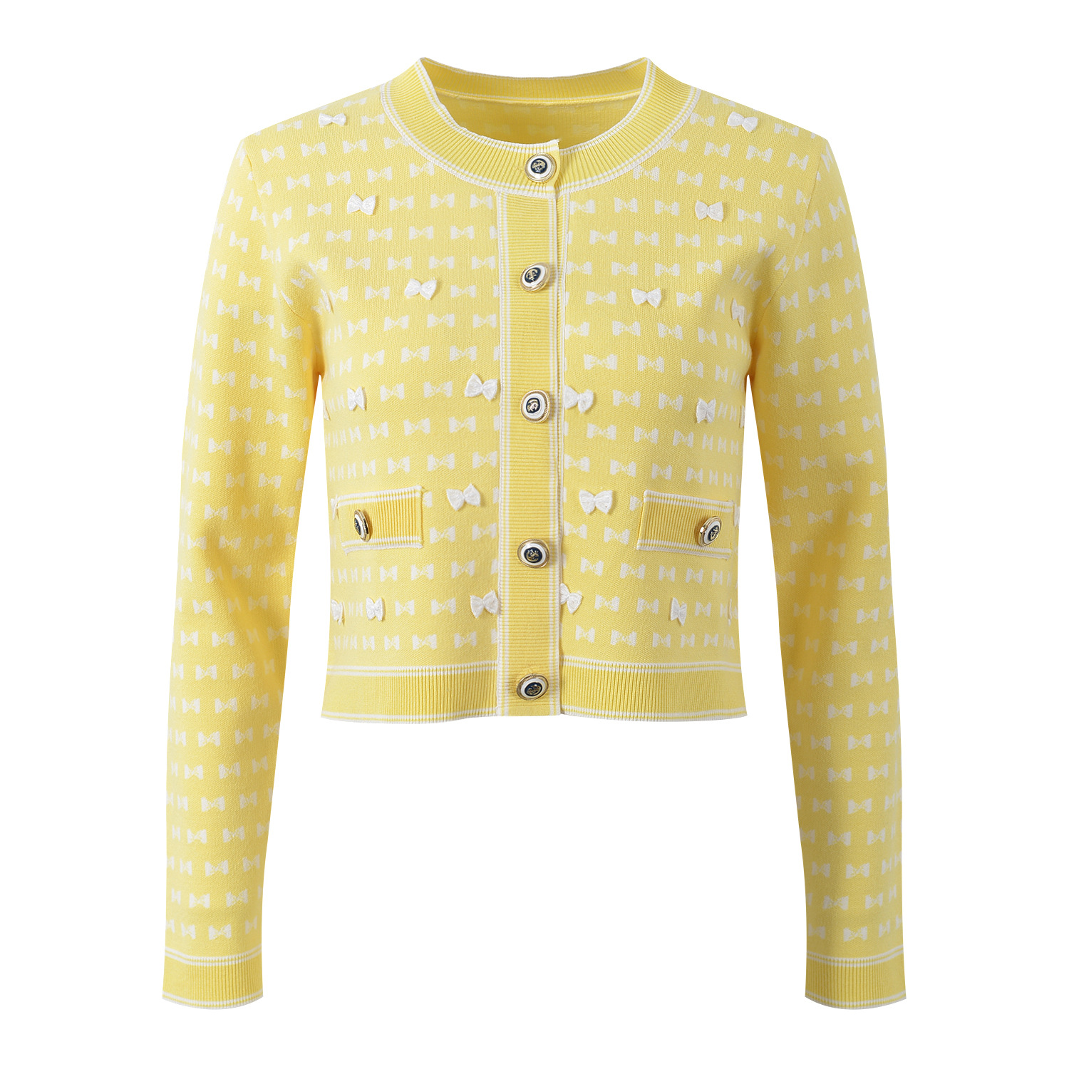 Abito senza maniche con scollo rotondo e stampa a fiocco da donna_voghion.com