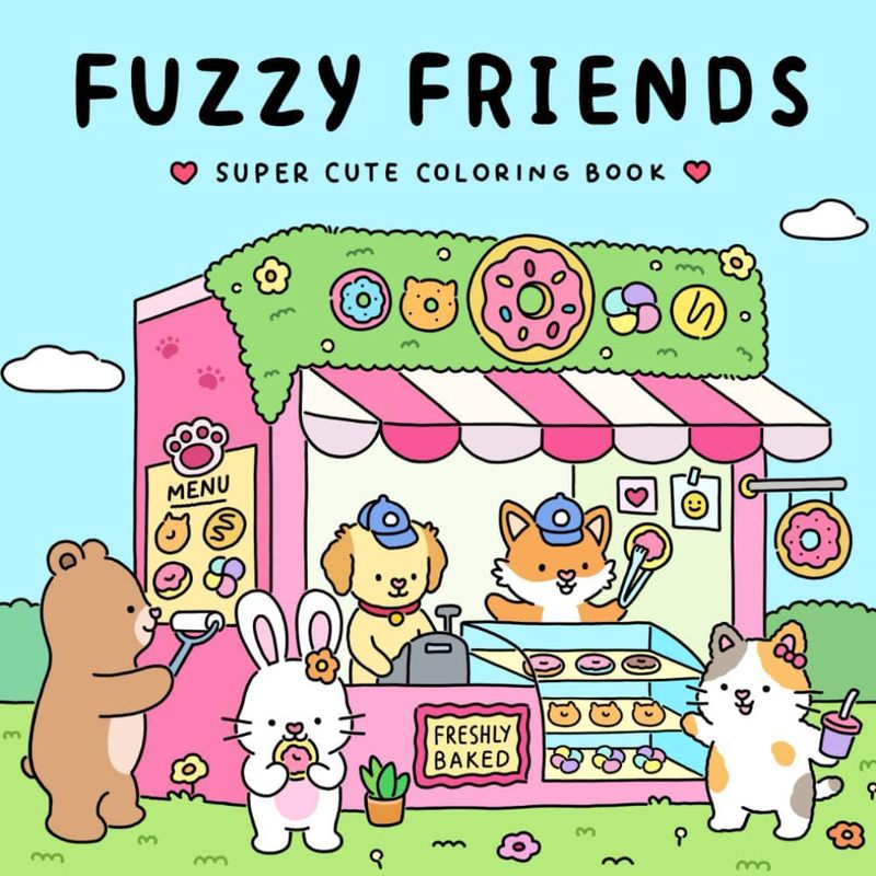 亚马逊热销Coloring Book涂色本填色本小角落怪兽系列儿童绘画本|undefined