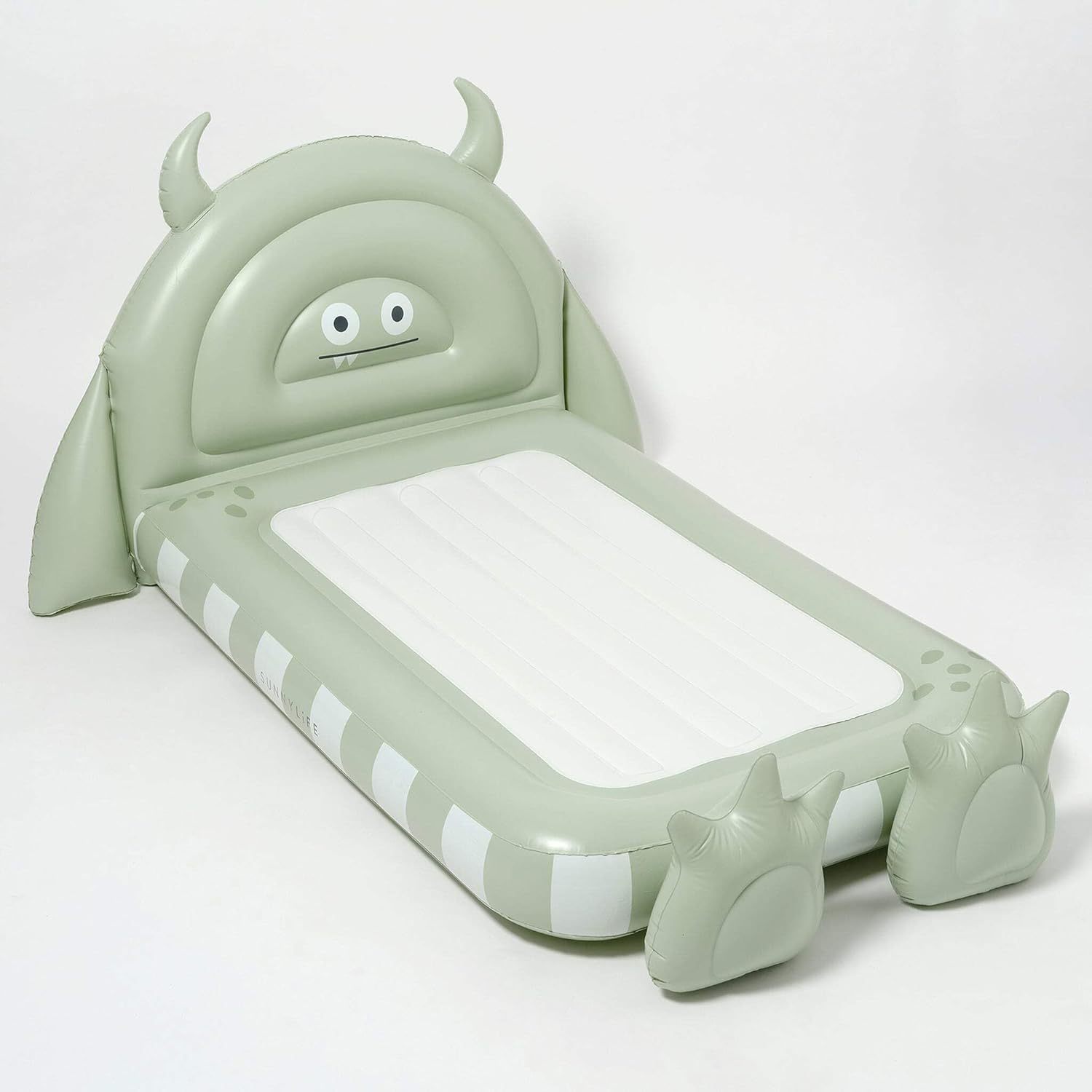 Fuente fabricantes de colchones de flocado de PVC inflables cama de almuerzo para niños flocado cama inflable plegable