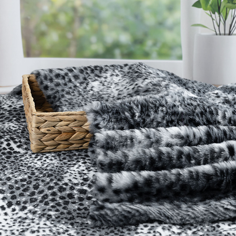 2cm Leopard Print Tiger Print Zebra Print Short Plush Fabric Artificial Fur Fabric Performance Clothing Background Cloth Handmade DIY