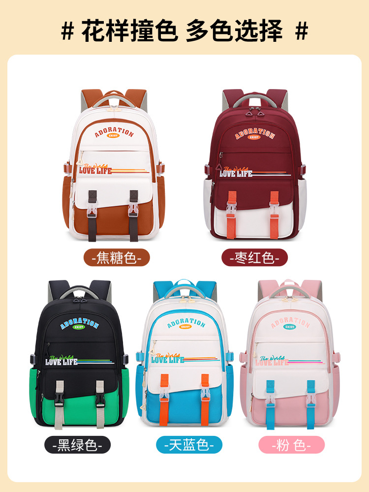 La mochila de los niños ligeros de los hombres de 6 a 14 años puede contener la mochila del estudiante de la carretilla Nueva mochila del bebé del sésamo para los estudiantes de la escuela primaria