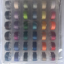 36色缝纫机专用线针线缝纫线缝衣服梭芯手多色小卷