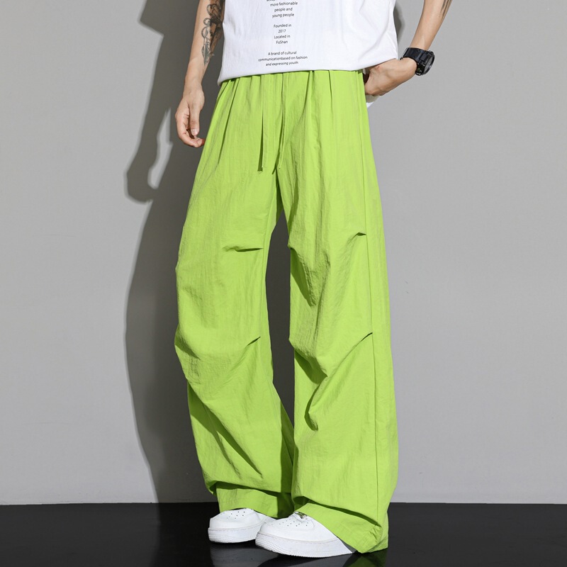 Casual Pants with Extra Size and Stretch, Quick-Dry Sports Pants for Men, Summer Hot-Selling Long Pants, Thin Loose-Fitting Drape Pants for Men