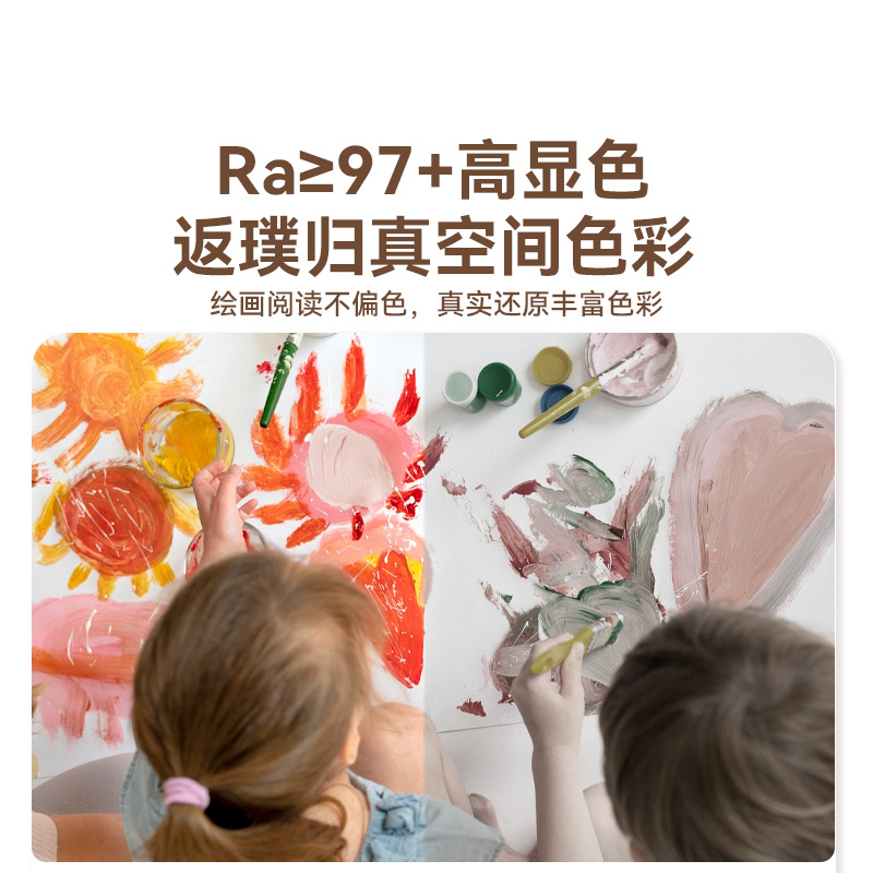 [Selección estricta] lámpara de techo moderna y simple atmósfera de espectro completo lámpara LED protector de ojos nórdico paquete de lámparas de casa completa