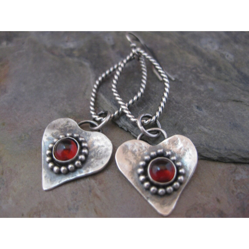 Europe And America Creative E-commerce Heart-shaped Retro Female Earrings