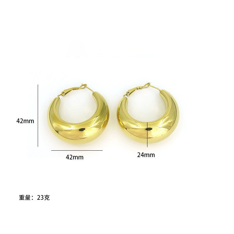 속이 빈 큰 뿔 새우 버클 골드