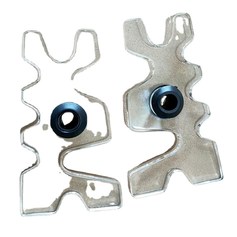 Equipo de mesa de billar titular de varilla cabeza titular de varilla de billar titular de varilla de acrílico transparente 115mm titular de varilla de billar americano