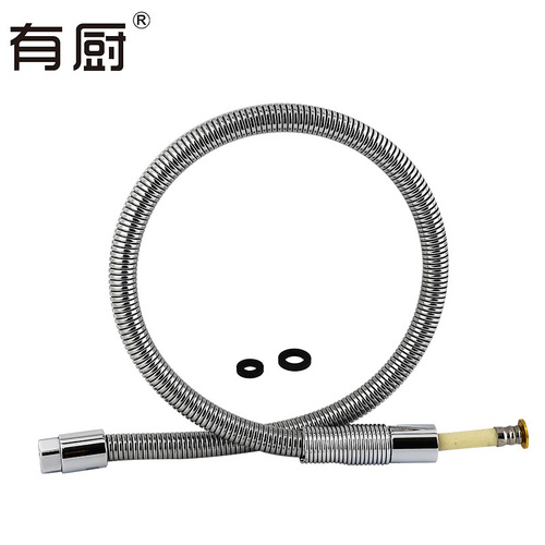 Stainless steel flexible pipe high pressure explosion proof 304 stainless steel 96cm kitchen faucet hose