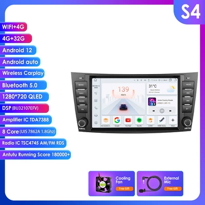 8inch Suitable for Mercedes-Benz Old DVD Navigation - 432g-wifi4g-lte-version-7862-carplay-octa-core-8-inch-non-disc-mercedes-benz-w219