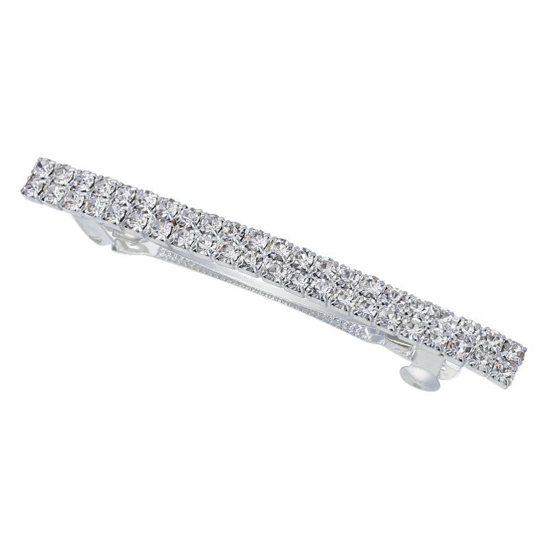 Cen ventilador rhinestone horquilla estilo coreano accesorios para el cabello tocado con incrustaciones de cola de caballo clip de moda palabra primavera clip fábrica al por mayor
