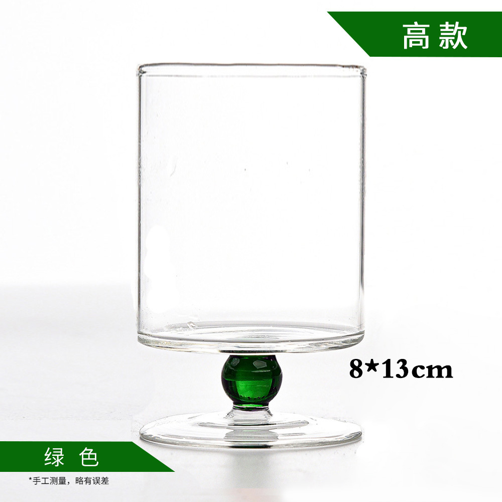 BZ2116 taza de perlas de color francesa - perlas verdes de alta calidad