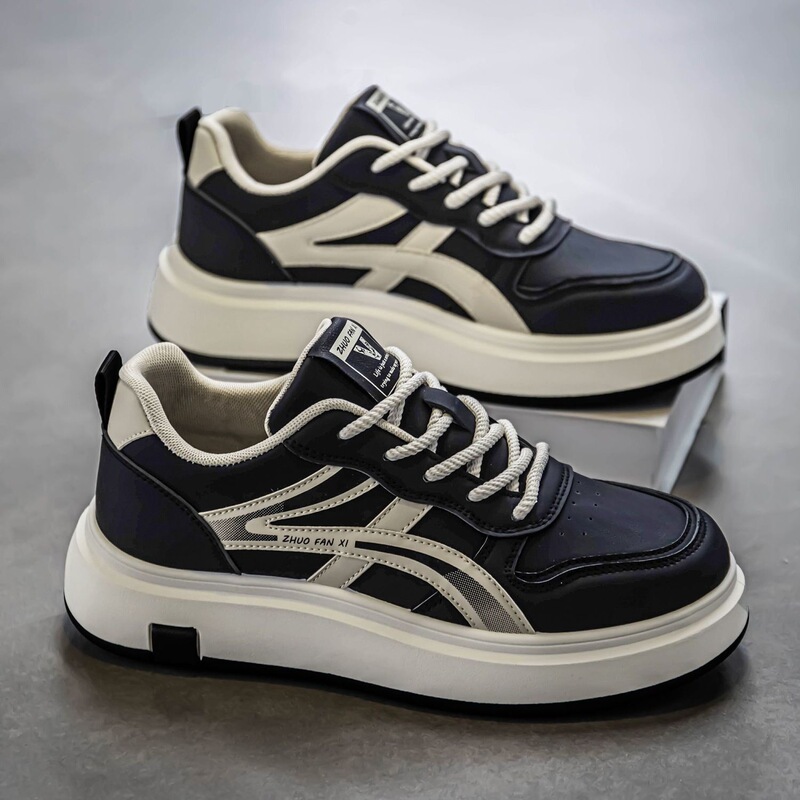 New Winter Men's Shoes with Plush Lining, Warm Casual Shoes, Men's Thick-Soled Height-Increasing Sneakers, Fashionable Versatile Comfortable Sneakers New Winter Men's Shoes with Plush Lining, Warm Casual Shoes, Men's Thick-Soled Height-Increasing Sneakers, Fashionable Versatile Comfortable Sneakers