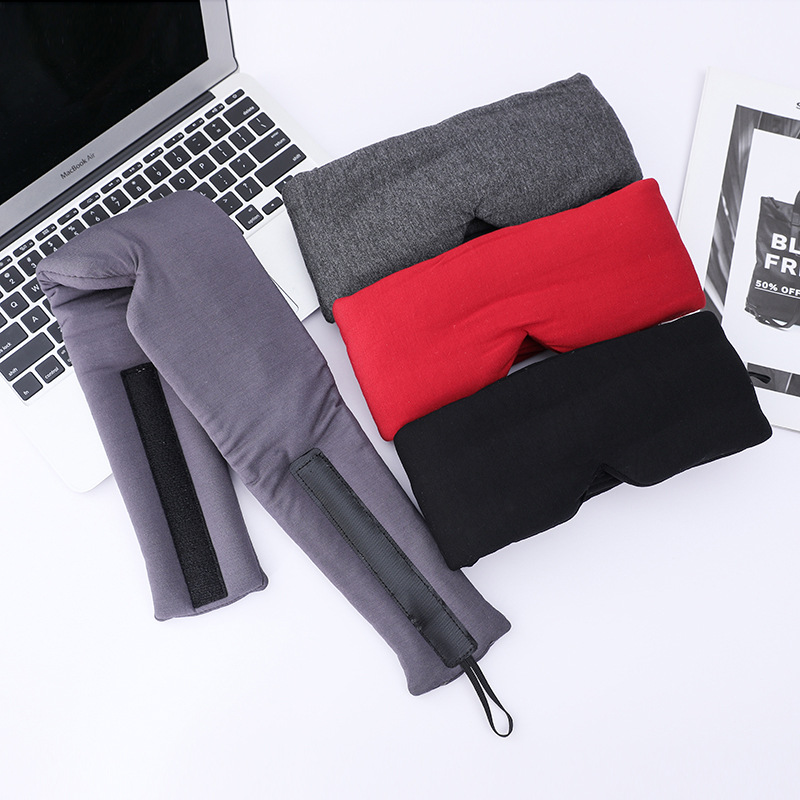 Aire tren de alta velocidad para dormir transpirable Estilo japonés totalmente rodeado modal algodón máscara de ojo hombres y mujeres sombreado