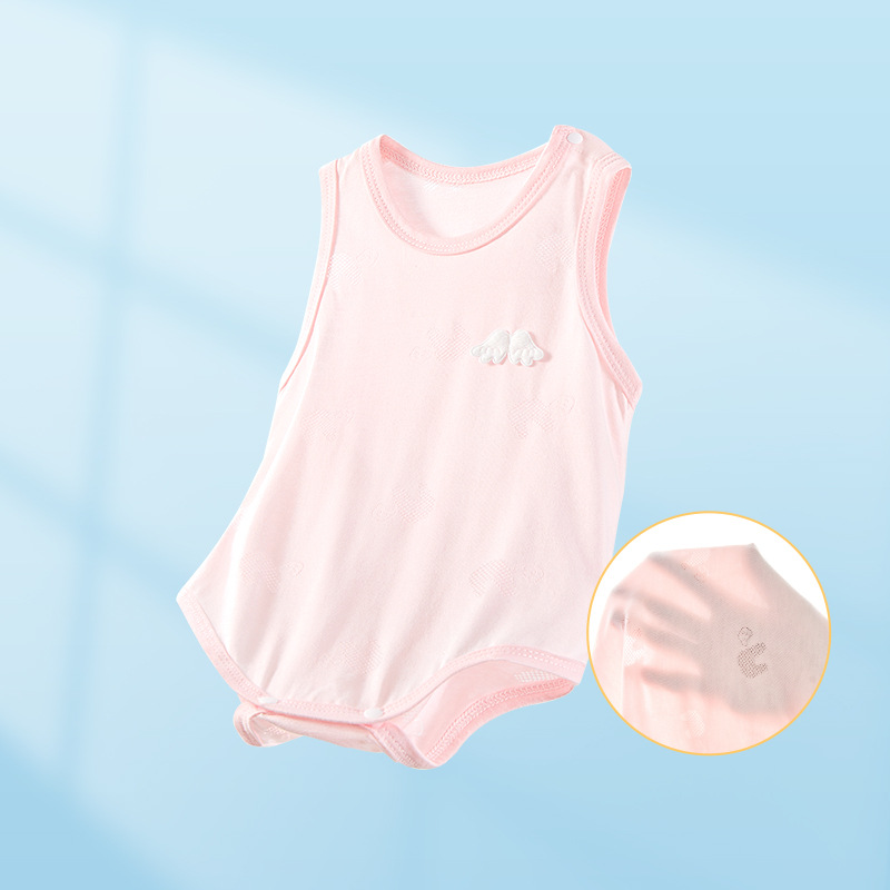 Baby summer jacket newborn chaleco delgado para hombres y mujeres, chaleco de triángulo, ropa de verano para niños pequeños, ropa de bebé image 7