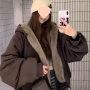 保暖加厚厚实宽松棉服