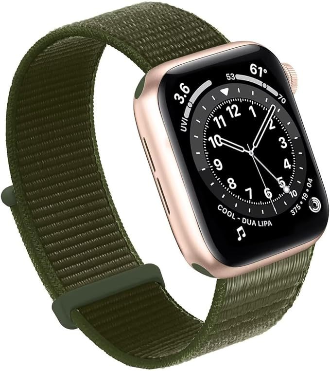 Suitable for apple Velcro double-loop nylon strap iwatch987 smartwatch strap undefined