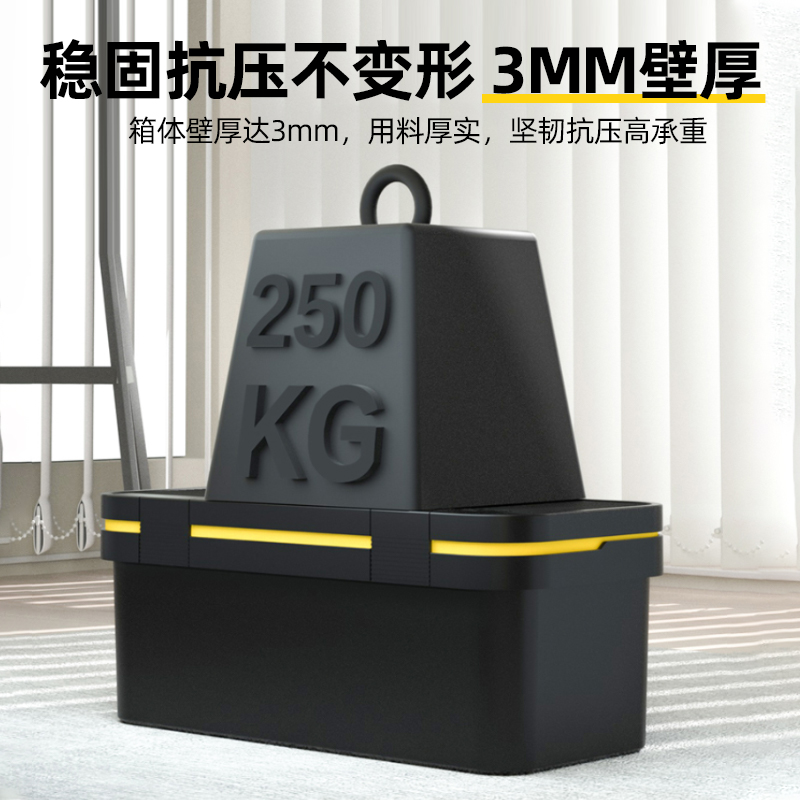 Caja de herramientas de poder doméstica multifuncional de gran tamaño portátil conjunto de hardware caja de almacenamiento industrial mantenimiento eléctrico