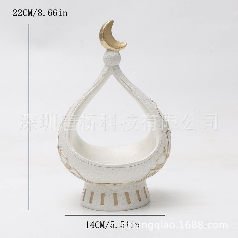 创意中东月亮摆件树脂摆件工艺品|undefined