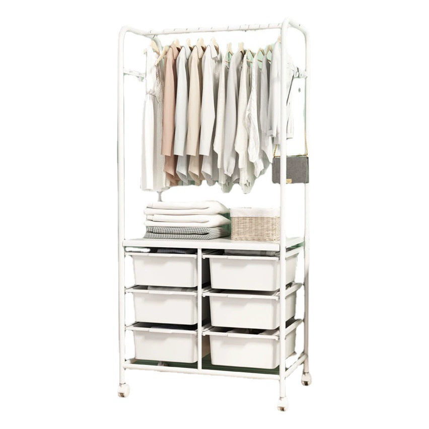 Вешалка для одежды напольная Бытовая Спальня для хранения отделка артефакт Съемная подвесная вешалка для одежды многофункциональный шкаф для хранения вешалка для одежды