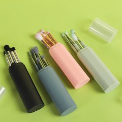 New 5-pack makeup brush set, portable eye shadow brush, eyeliner brush, complete set of makeup brushes for beginners