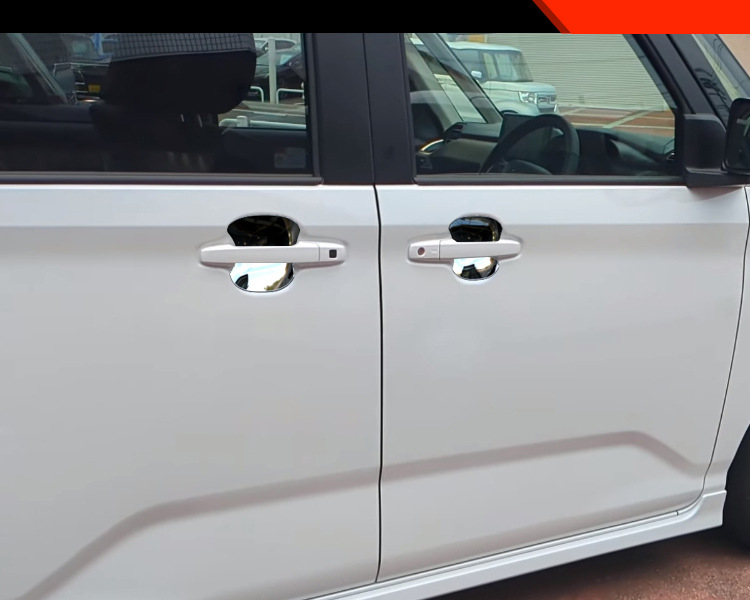 Suitable for Daihatsu 25 Move Model Modified Exterior Door Bowl Decorative Stickers, Door Bowl Anti-Scratch Strips, Automotive Accessories