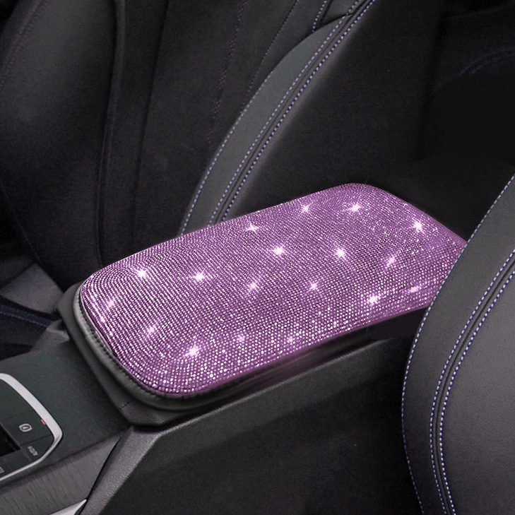 Creative Diamond-Studded, Fushou Armrest box pad - pink
