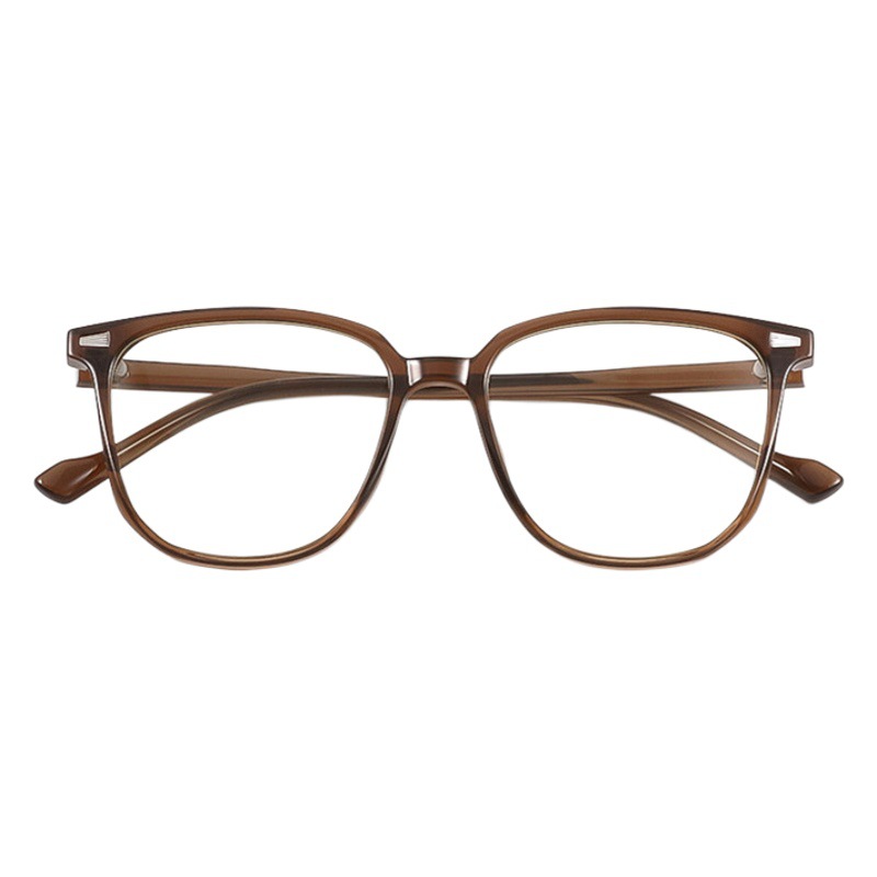 Anti-Blue Light Myopia Glasses for Women European and American Ins Style Avant-Garde Flat Glasses Ultra-Light Portable Glasses Frames Wholesale