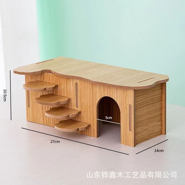 Hamster shelter roof base surface waterproof wooden bite-resistant…